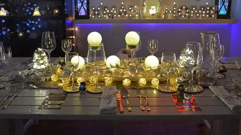 mesa de navidad