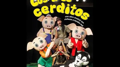 Los Tres Cerditos visitan Talavera de la Reina
