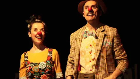 Clown sin tierra en Torralba de Calatrava
