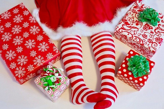 Los niños y los regalos en Navidad