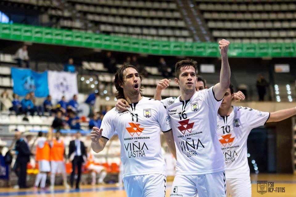 Manu Garcia celebrando el gol FS Valdepeñas ACP-FOTOS