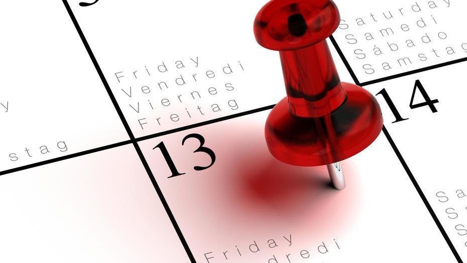 Viernes 13. Calendario