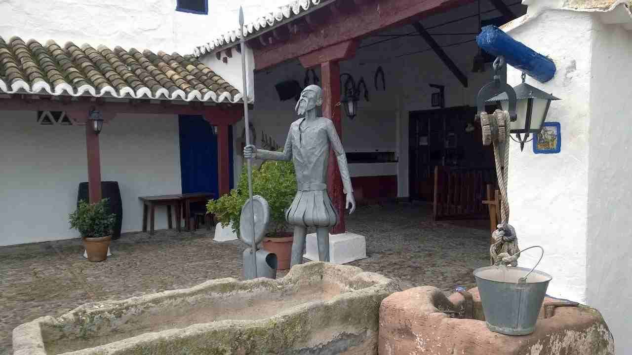 Don Quijote te recibe en la Venta de Puerto Lápice