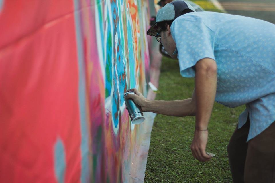 Feria Hellín 2018, grafitti en directo